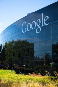 An old picture of the Google headquarters